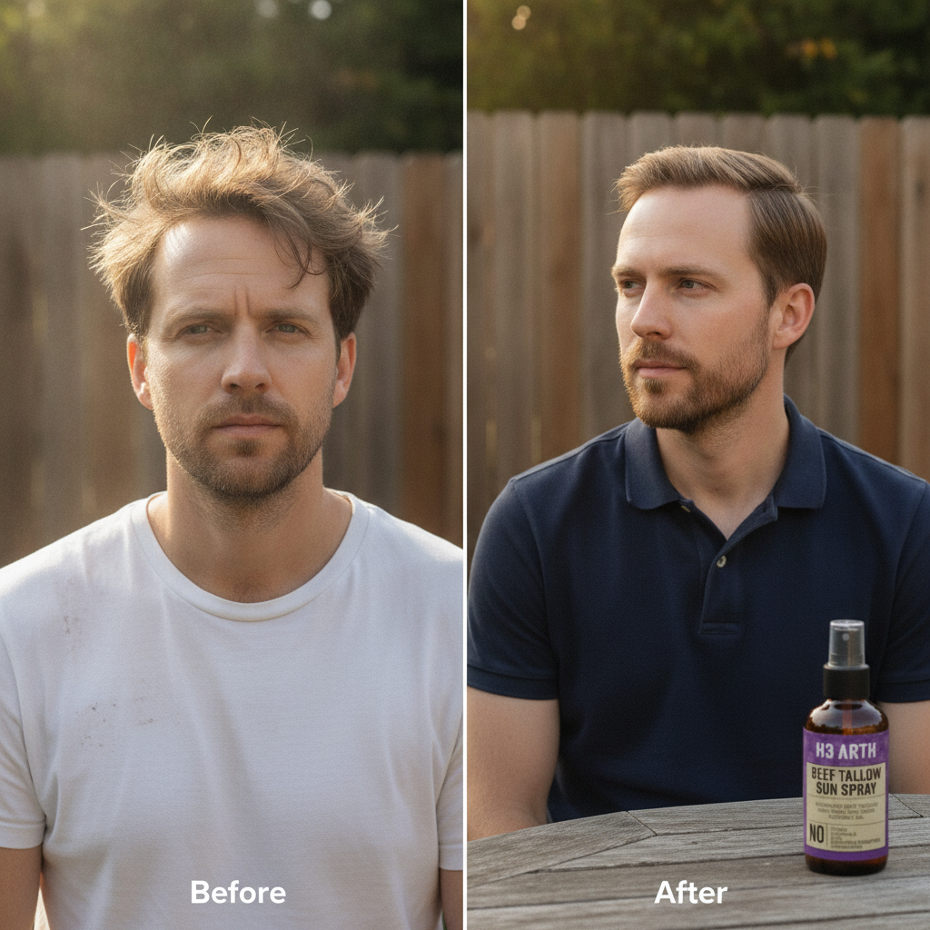 Non-Toxic Beef Tallow Mineral Sun Spray