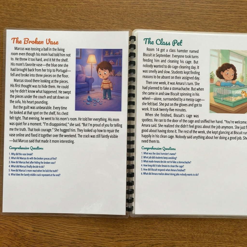 Shelpora™ Intermediate Reading Workbook